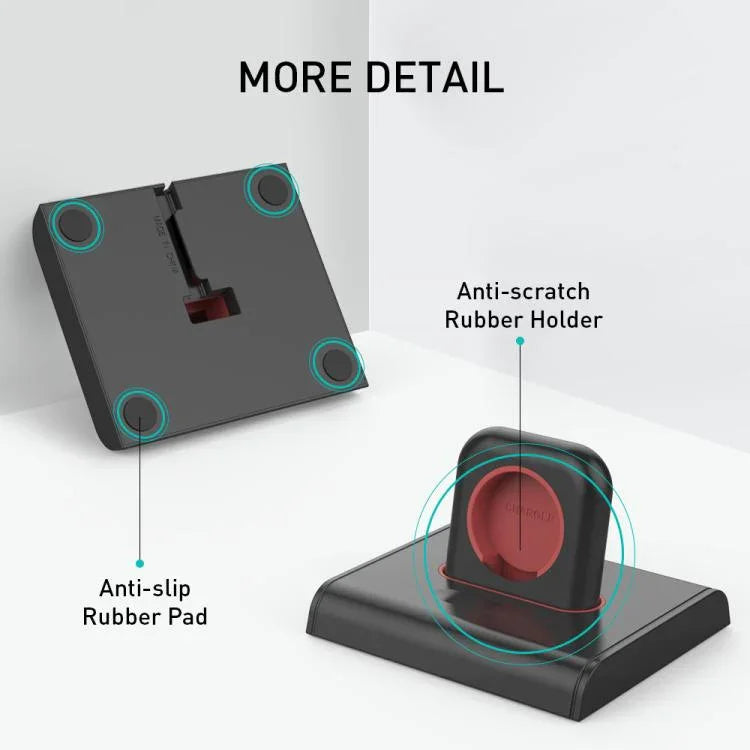 Apple Watch / イヤホン用 AhaStyle PT117-1 充電ドック プラスチック製収納スタンド（充電器なし）
