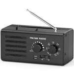 デュアルバンドFM/AM外部電源ソケットラジオプレーヤー、EU用、US用