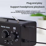 デュアルバンドFM/AM外部電源ソケットラジオプレーヤー、EU用、US用
