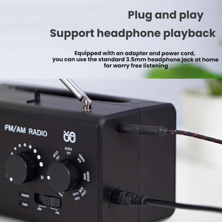 デュアルバンドFM/AM外部電源ソケットラジオプレーヤー、EU用、US用