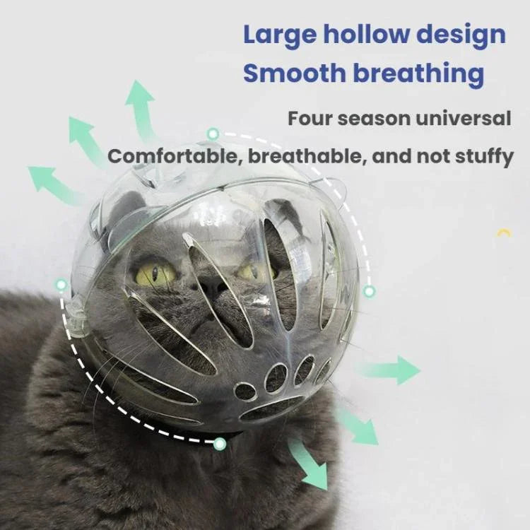 猫用スペースフード 噛み防止マウスカバー＋第二世代フットカバー、小 ライトグリーン、小 ピンク、小 ライトブルー、大 ライトグリーン、大 ピンク、大 ライトブルー
