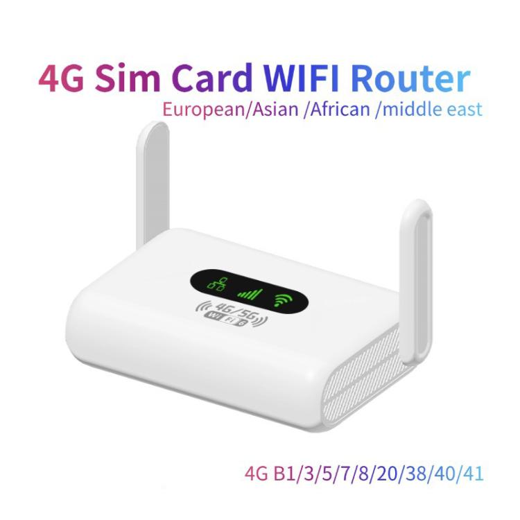 ヨーロッパ/アジア/アフリカ版 4G ミニCPE ワイヤレスSIMカードルーター ポータブルWiFiホットスポット、EUプラグ、Q30