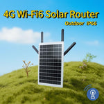 EAU 4G ソーラーSIMカード WiFi 6 ルーター 防水屋外用 4GからWiFiケーブル変換