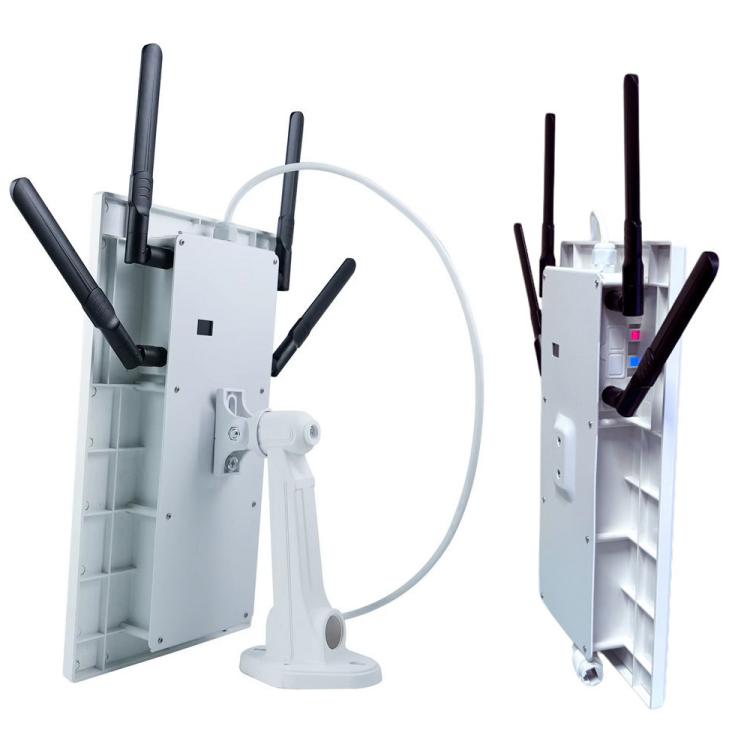 EAU 4G ソーラーSIMカード WiFi 6 ルーター 防水屋外用 4GからWiFiケーブル変換