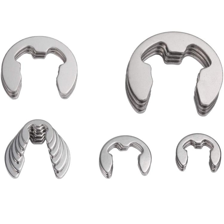 400pcs /Set 1.5-15mm Stainless Steel E-Type Open Circlips Boxed, 400pcs /Set