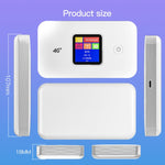 MF801 4G CAT7 デュアルバンド ポータブルWIFI LTE 300M ワイヤレスプラグインルーター カラースクリーン MIFI モバイルホットスポット、MF801