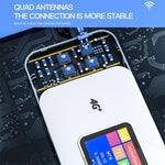 MF801 4G CAT7 デュアルバンド ポータブルWIFI LTE 300M ワイヤレスプラグインルーター カラースクリーン MIFI モバイルホットスポット、MF801