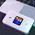 MF801 4G CAT7 デュアルバンド ポータブルWIFI LTE 300M ワイヤレスプラグインルーター カラースクリーン MIFI モバイルホットスポット、MF801