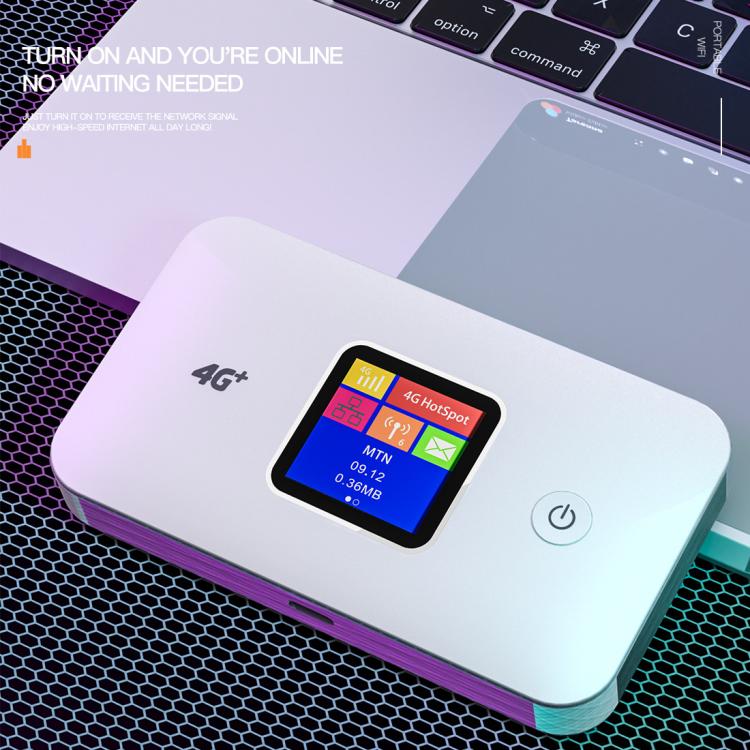 MF801 4G CAT7 デュアルバンド ポータブルWIFI LTE 300M ワイヤレスプラグインルーター カラースクリーン MIFI モバイルホットスポット、MF801