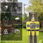 Outdoor Smart Automatic Watering Controller With Three-Way Irrigation Timer, UK Standard, US Standard