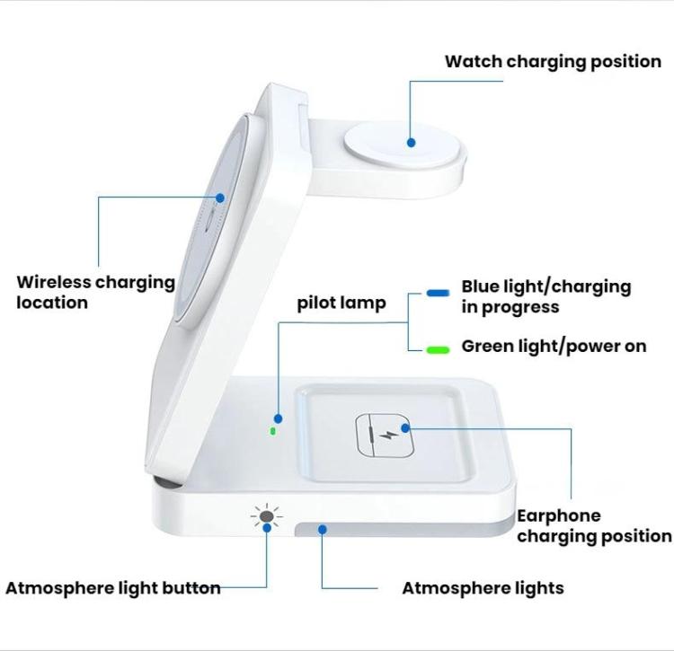 G12 マグネティック 3-in-1 縦置きワイヤレス充電器 Apple iPhone / AirPods / Apple Watch対応