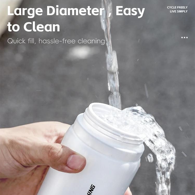 WEST BIKING 720ml 自転車用ウォーターボトル 漏れ防止スクイーズデザイン 携帯スポーツ水分補給ボトル、720ml イエロー、720ml ホワイト、720ml ホワイトワイド、720ml イエローワイド