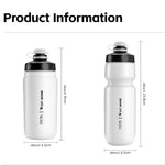 WEST BIKING 720ml 自転車用ウォーターボトル 漏れ防止スクイーズデザイン 携帯スポーツ水分補給ボトル、720ml イエロー、720ml ホワイト、720ml ホワイトワイド、720ml イエローワイド