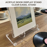 アクリル写真立てスタンド ディナープレート ポストカード レコードホルダー、YX187 1個