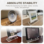 アクリル写真立てスタンド ディナープレート ポストカード レコードホルダー、YX187 1個