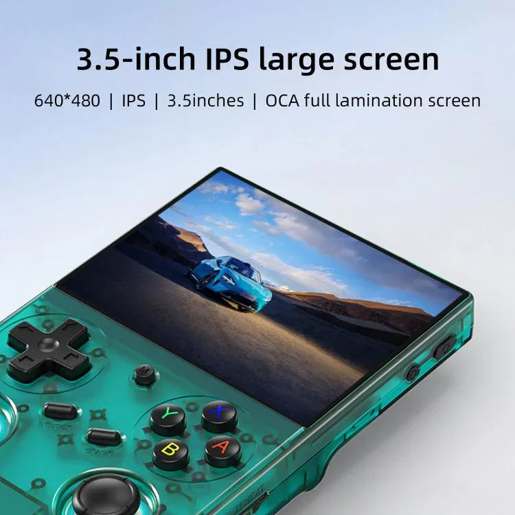 ANBERNIC RG 35XXPro レトロ携帯ゲーム機 3.5インチ画面 Linux 64ビット ポケットゲーム機 64G+128G、64G+256G