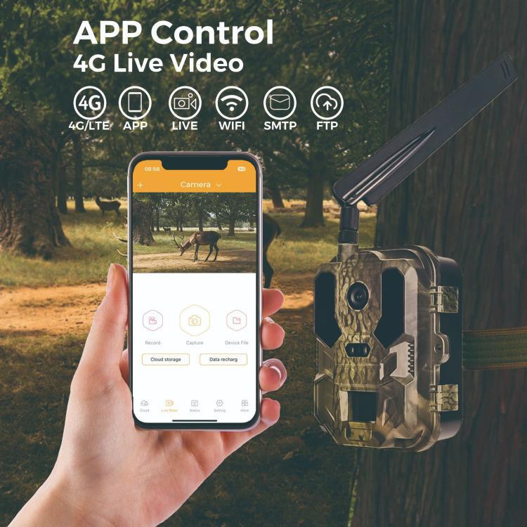 4K 4G Outdoor Tracking Camera With Remote Mobile Control, Supports FTP/SMTP/APP, HC-960Ultra-Li