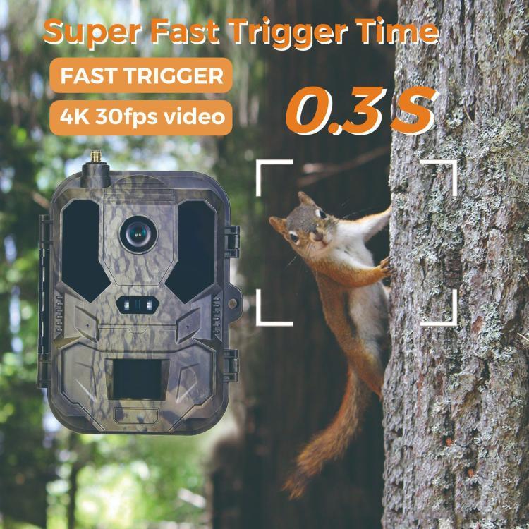 4K 4G Outdoor Tracking Camera With Remote Mobile Control, Supports FTP/SMTP/APP, HC-960Ultra-Li