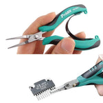 ProsKit PM-396H ステンレス製非歯付きフラットノーズプライヤー 精密電子用フラットジョープライヤー、PM-396H