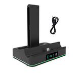 For Nintendo Switch 2 & Joy-Con Controllers KJH Charging Dock With Ambient Lighting, PG-SW2130 White, PG-SW2130 Black