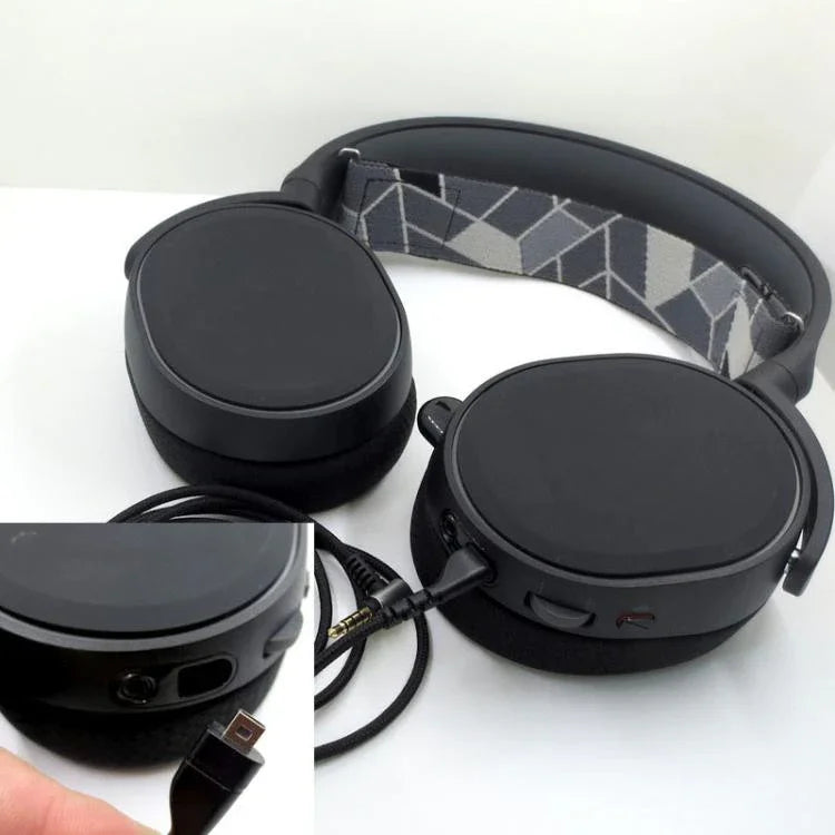 ヘッドバンド ゲーミングオーディオケーブル ヘッドセットコネクターケーブル SteelSeries Arctis 3 / 5 / 7 / PRO 用、ZS0130