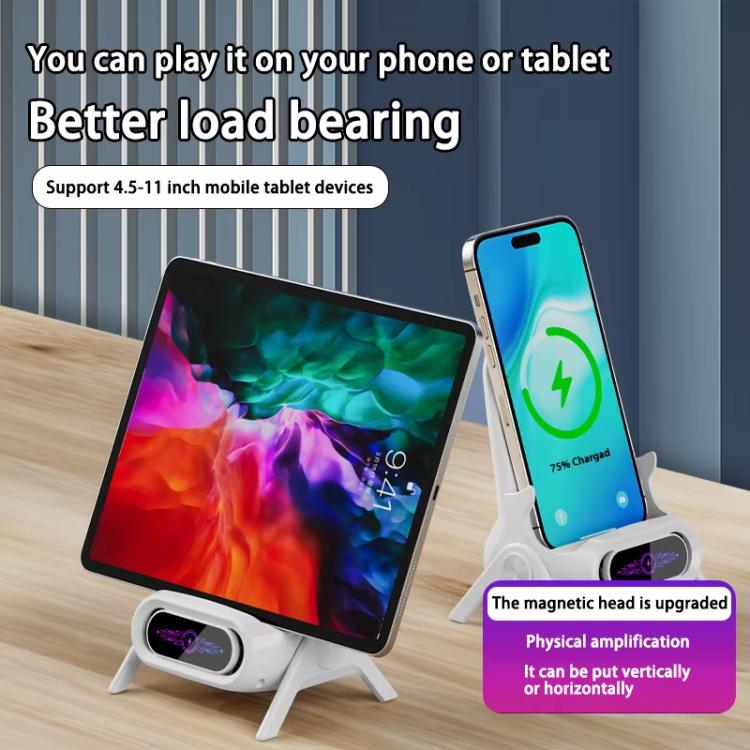 椅子型ワイヤレス充電スタンド デスク用 4.5-11インチの電話・タブレット対応