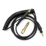 1.2m ヘッドホンスプリングオーディオケーブル Pioneer HDJ-CUE1 / HDJ-X7 / HDJ-S7 / HDJ-X5 / HDJ-S7 用、カーブプラグ、ストレートプラグ