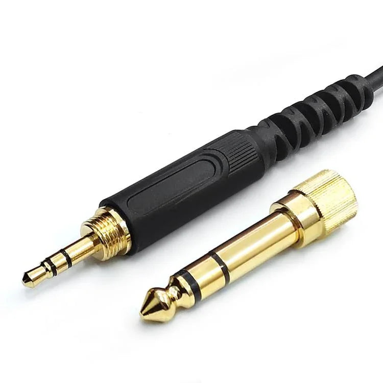 1.2m ヘッドホンスプリングオーディオケーブル Pioneer HDJ-CUE1 / HDJ-X7 / HDJ-S7 / HDJ-X5 / HDJ-S7 用、カーブプラグ、ストレートプラグ