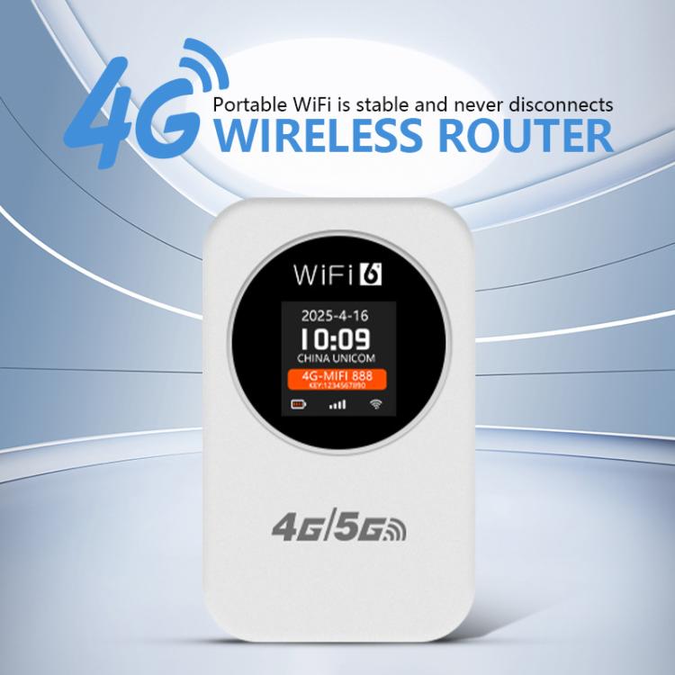 4G/5G ポータブルWiFiホットスポット 300Mbps モバイルルーター 時間表示付き 3000mAh内蔵バッテリー アジア版 ユーラシア版