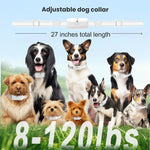 リモコン式犬吠え制御装置 充電式防水電気ショックカラー、1対1、1対2