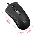 Little Kangaroo DS-917 1000DPI エルゴノミック 光学式 有線マウス ノートパソコン用 オフィス・ゲーミング用, DS-917 USB