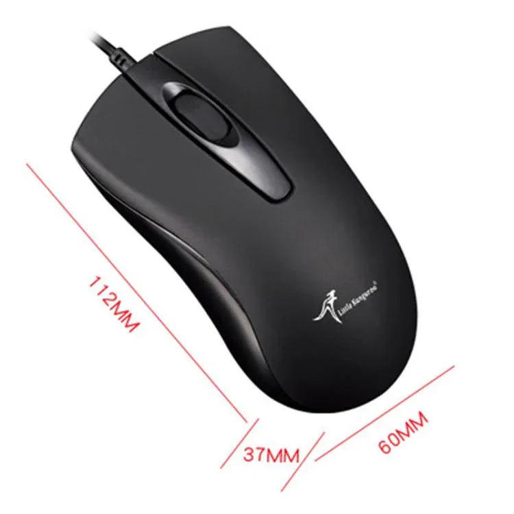 Little Kangaroo DS-917 1000DPI エルゴノミック 光学式 有線マウス ノートパソコン用 オフィス・ゲーミング用, DS-917 USB
