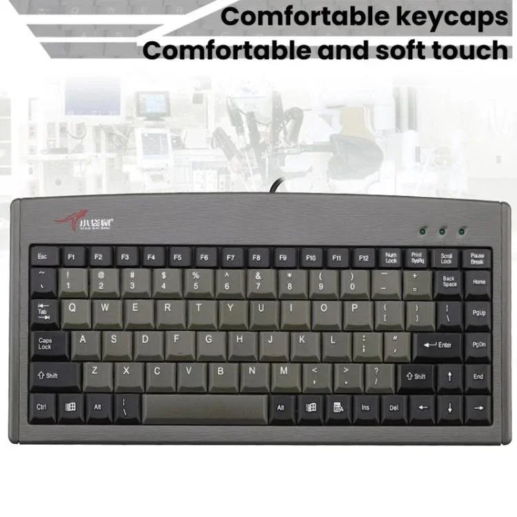 Little Kangaroo DS-3000 88キー 有線キーボード 磁気リング付き ノートパソコン用 産業用オフィスキーボード, PS2, USB