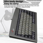Little Kangaroo DS-3000 88キー 有線キーボード 磁気リング付き ノートパソコン用 産業用オフィスキーボード, PS2, USB