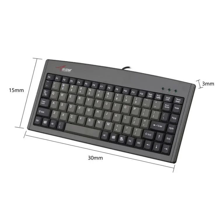 Little Kangaroo DS-3000 88キー 有線キーボード 磁気リング付き ノートパソコン用 産業用オフィスキーボード, PS2, USB