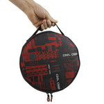 COOL CAMP CF-G669 ポータブルボウル皿収納バッグ ピクニック食器バッグ アウトドアキャンプ用 円形