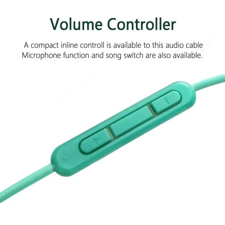 BOSE QC25 / QC35 / SoundLink OE2用 インラインマイク付きオーディオヘッドホンケーブル、1.4m