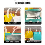 アルミホイル保温テイクアウトバッグ、1パック50袋入り、サイズ：21x26x11cm、小21x26x11cm、中24x24x15cm、大26x26x17cm、特大30x30x20cm