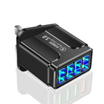 5.1A QC3.0 急速充電 4USBポート 携帯電話充電器、EUプラグ、USプラグ、UKプラグ