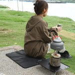 AOTU AT6216-1 37x35cm アウトドア携帯防湿折りたたみクッション オックスフォード布 キャンプビーチ用 厚手断熱クッション