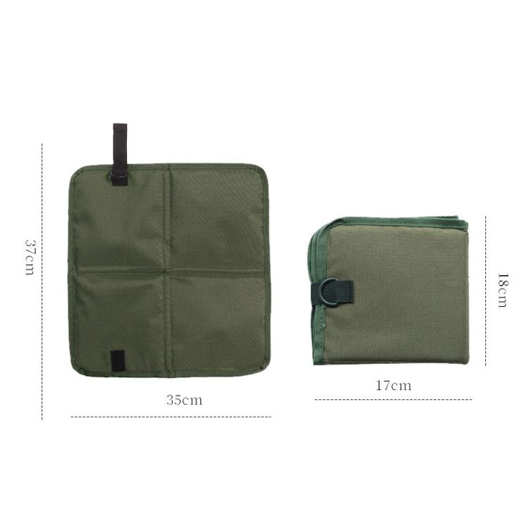 AOTU AT6216-1 37x35cm アウトドア携帯防湿折りたたみクッション オックスフォード布 キャンプビーチ用 厚手断熱クッション