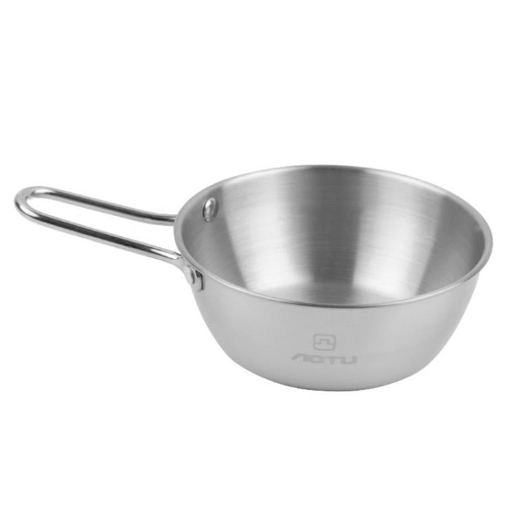 AOTU AT6446 アウトドア用304ステンレス製ボウル キャンプ食器 300ml、400ml、600ml