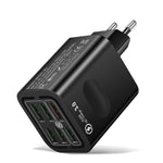 BK321 6USB マルチポート急速充電電話充電器、EUプラグ（ブラック）、EUプラグ（ホワイト）、EUプラグ（イエロー）、USプラグ（ブラック）、USプラグ（ホワイト）、USプラグ（イエロー）、UKプラグ（ブラック）、UKプラグ（ホワイト）、UKプラグ（イエロー）