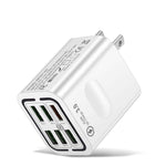 BK321 6USB マルチポート急速充電電話充電器、EUプラグ（ブラック）、EUプラグ（ホワイト）、EUプラグ（イエロー）、USプラグ（ブラック）、USプラグ（ホワイト）、USプラグ（イエロー）、UKプラグ（ブラック）、UKプラグ（ホワイト）、UKプラグ（イエロー）