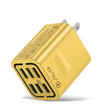 BK321 6USB マルチポート急速充電電話充電器、EUプラグ（ブラック）、EUプラグ（ホワイト）、EUプラグ（イエロー）、USプラグ（ブラック）、USプラグ（ホワイト）、USプラグ（イエロー）、UKプラグ（ブラック）、UKプラグ（ホワイト）、UKプラグ（イエロー）
