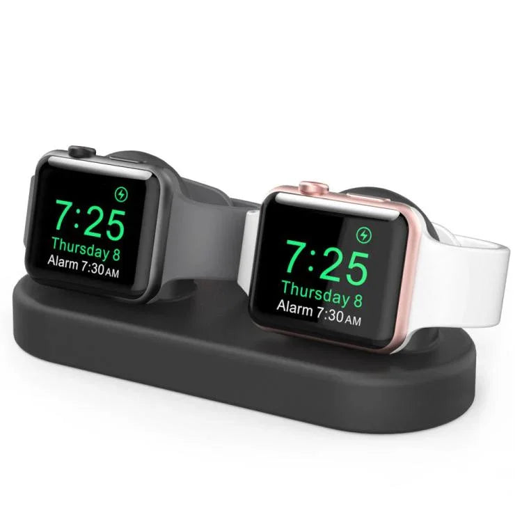 Apple Watch / イヤホン AhaStyle DD97 収納ベース 2イン1 デスクトップ充電シリコンドック