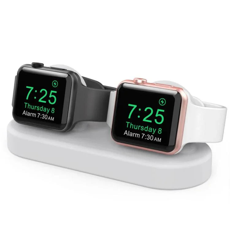 Apple Watch / イヤホン AhaStyle DD97 収納ベース 2イン1 デスクトップ充電シリコンドック