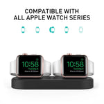 Apple Watch / イヤホン AhaStyle DD97 収納ベース 2イン1 デスクトップ充電シリコンドック