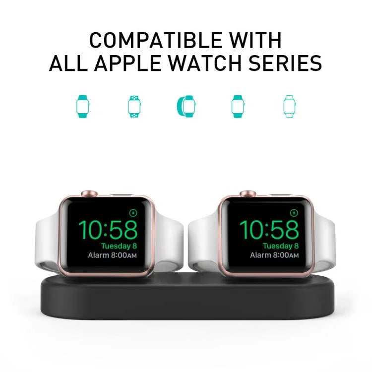 Apple Watch / イヤホン AhaStyle DD97 収納ベース 2イン1 デスクトップ充電シリコンドック