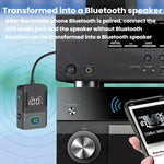 BR16 Car Bluetooth Dual-Microphone Receiver-Transmitter Long Lasting Audio Adapter, BR16